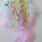 Cute dreamcatcher colorful flowers decorations