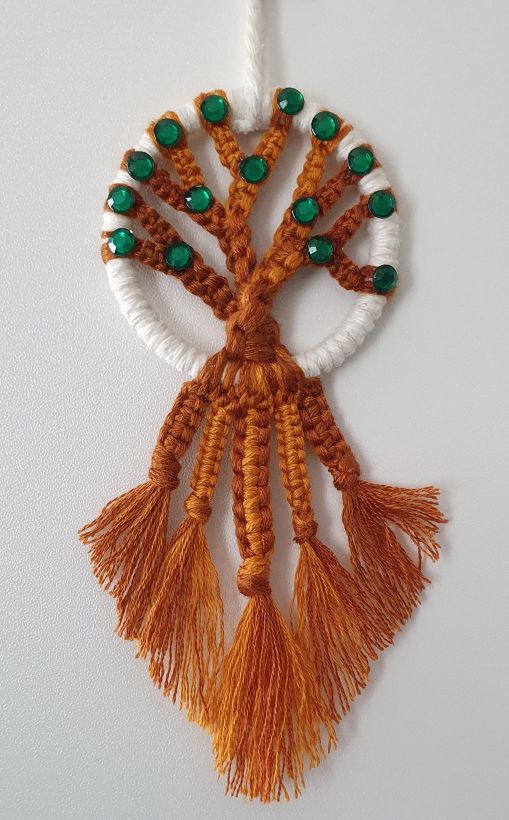 mini brown dreamcatcher