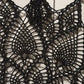  black crocheted lace dreamcatcher