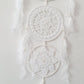 Snow white 3 hoops dream catcher