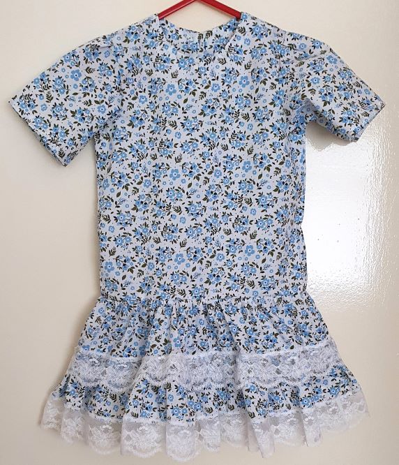 5 years old baby girl blue dress