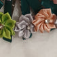 colorful flower hair clips