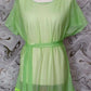 meshed green dress for summer