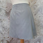 grey midi skirt buttoned 
