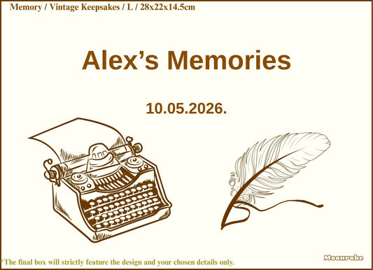 Memory Vintage Keepsakes "L"