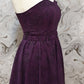 organsa purple corset and skirt