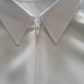 shirt collared white jacket