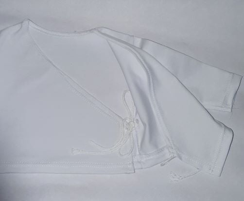 white stretch baby shirt 
