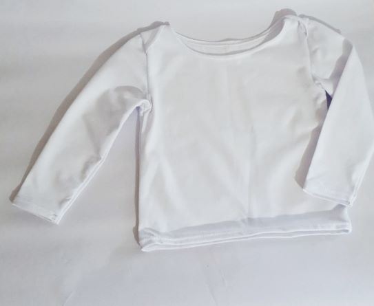 new born baby stretch white t-shirt