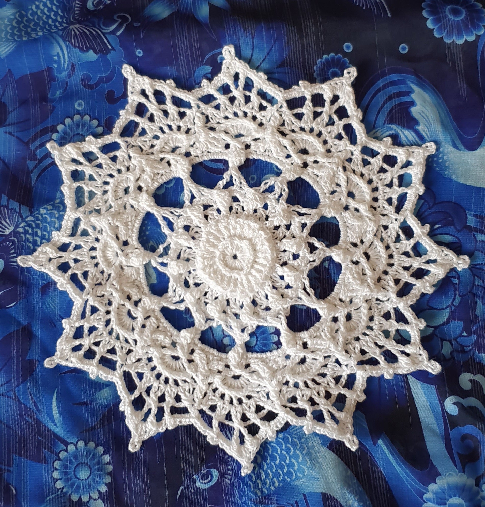 crochet lace star
